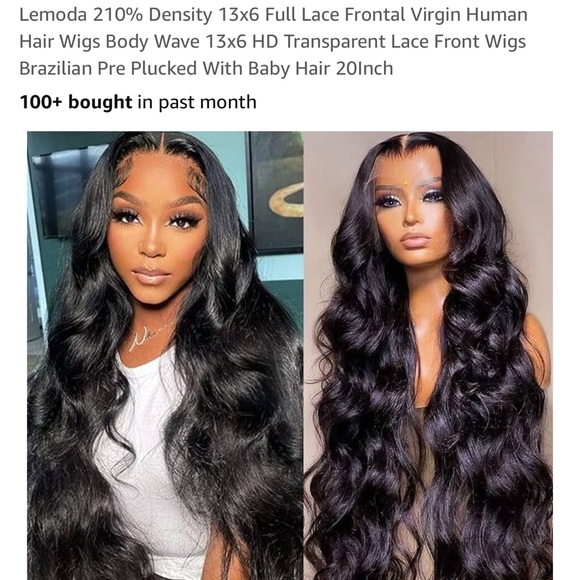 Luxurious Black Lace Front Wig
